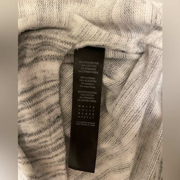 WHBM cold shoulder wrap‎ sweater, size XXS - Picture 5 of 7